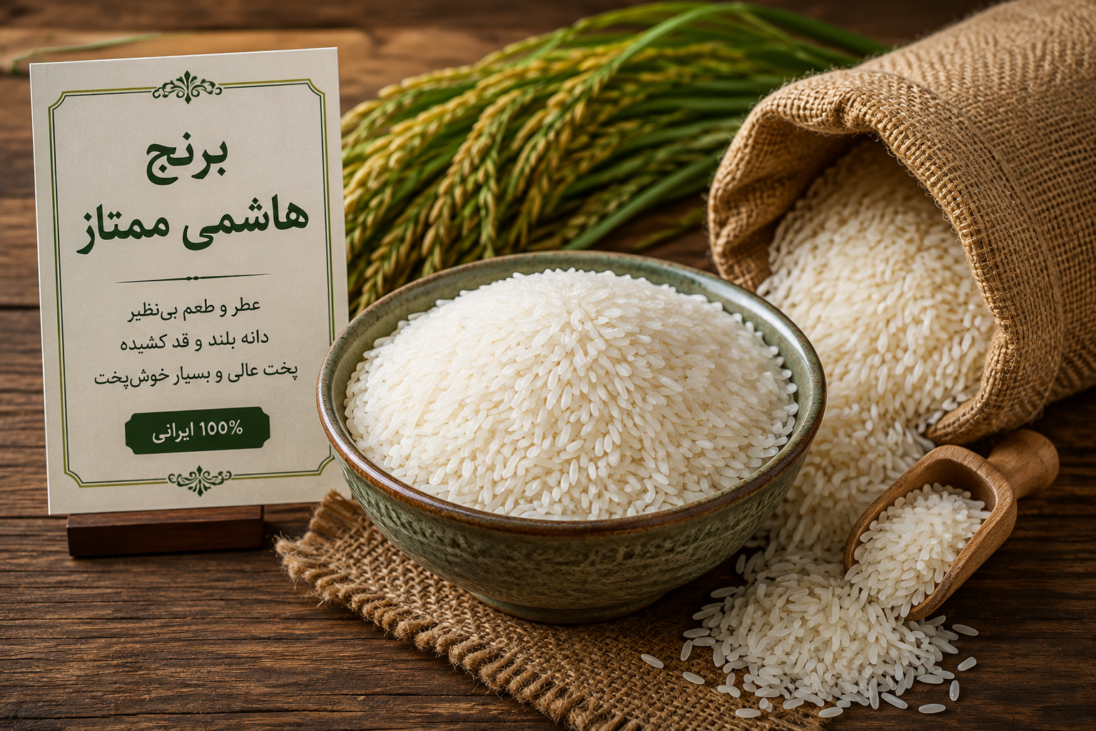 برنج هاشمی ممتاز ایرانی